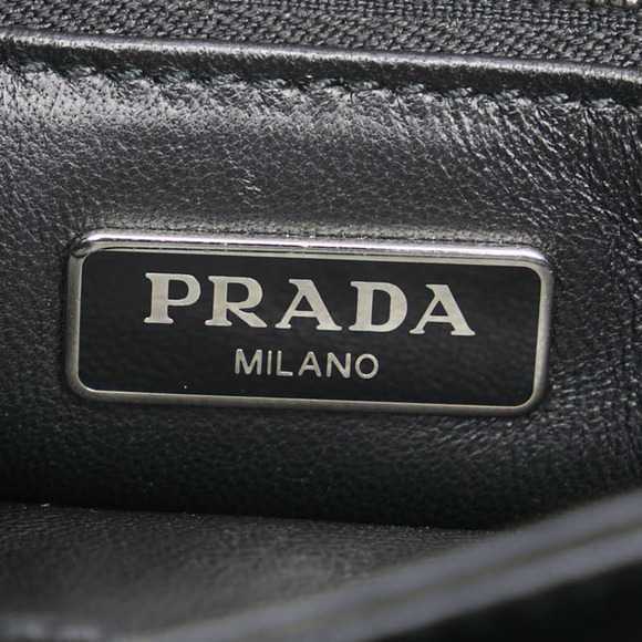 PRADA Black Leather Shoulder Bag - Picture 9 of 14